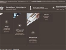 Tablet Screenshot of notariusz24.com
